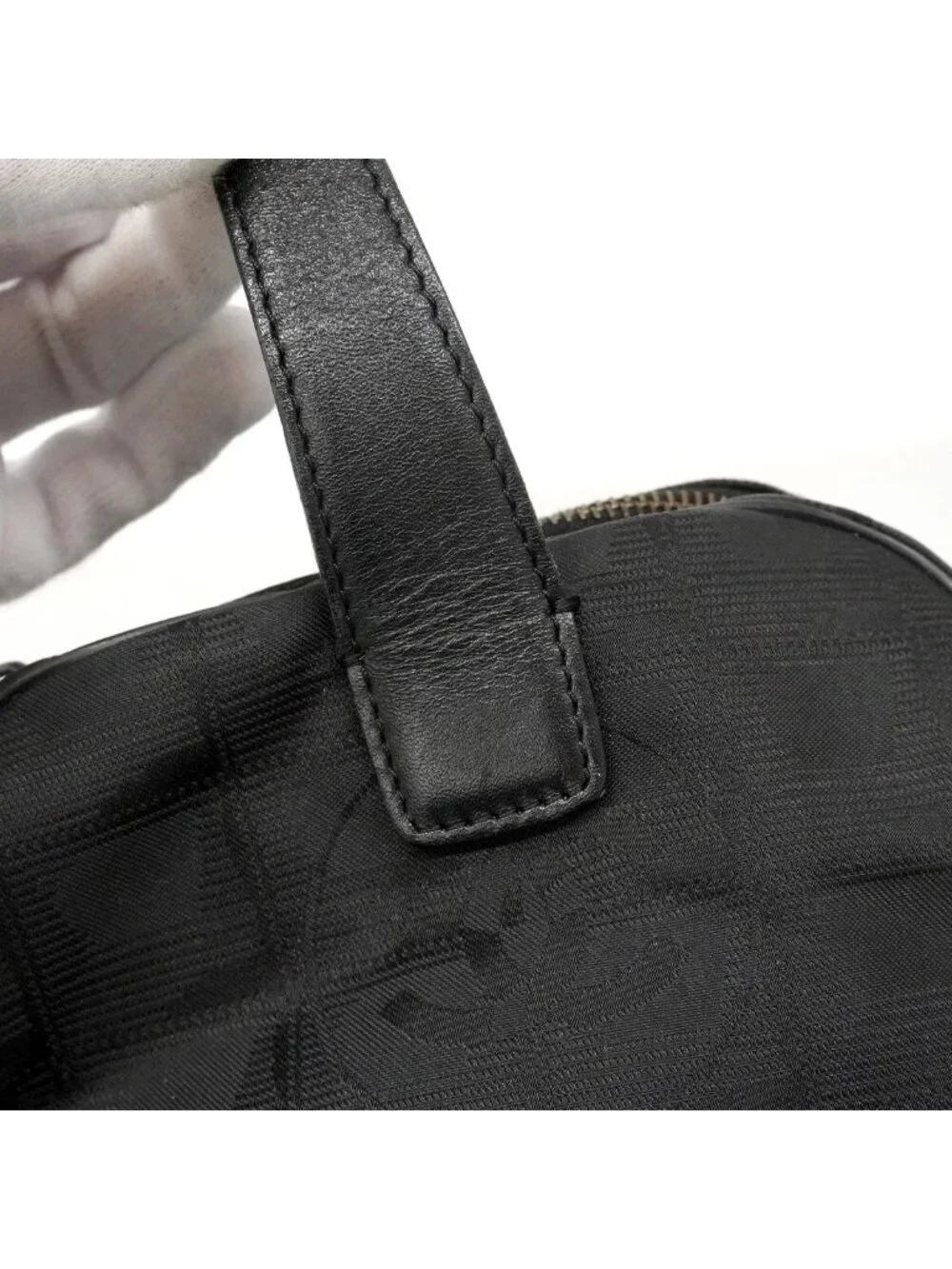 Chanel Vanity Bag New Travel Nylon Black